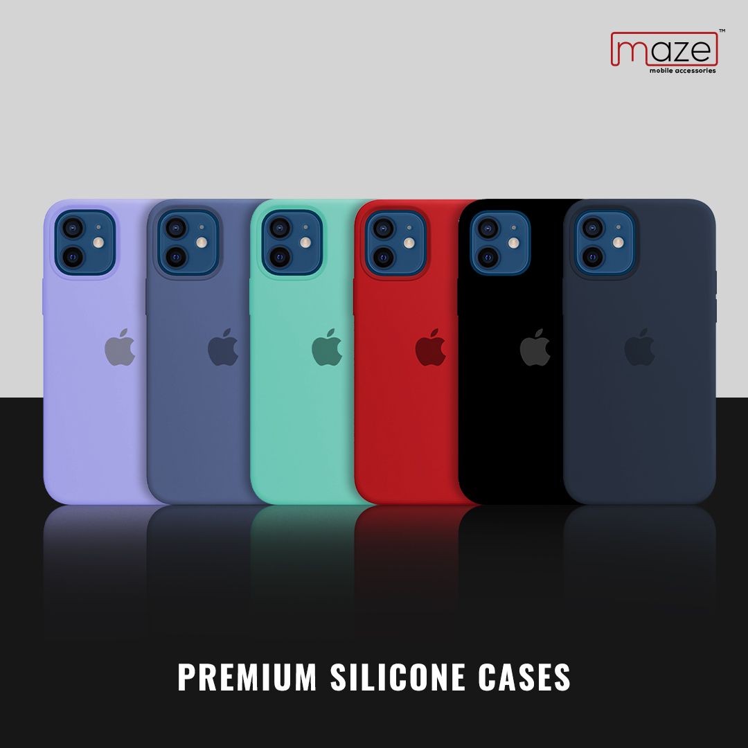 Premium Silicone Case for iPhone 12